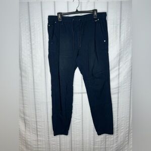 Projek Raw Joggers Pants Mens Large Navy Stretch Tapered Comfort Athletic String